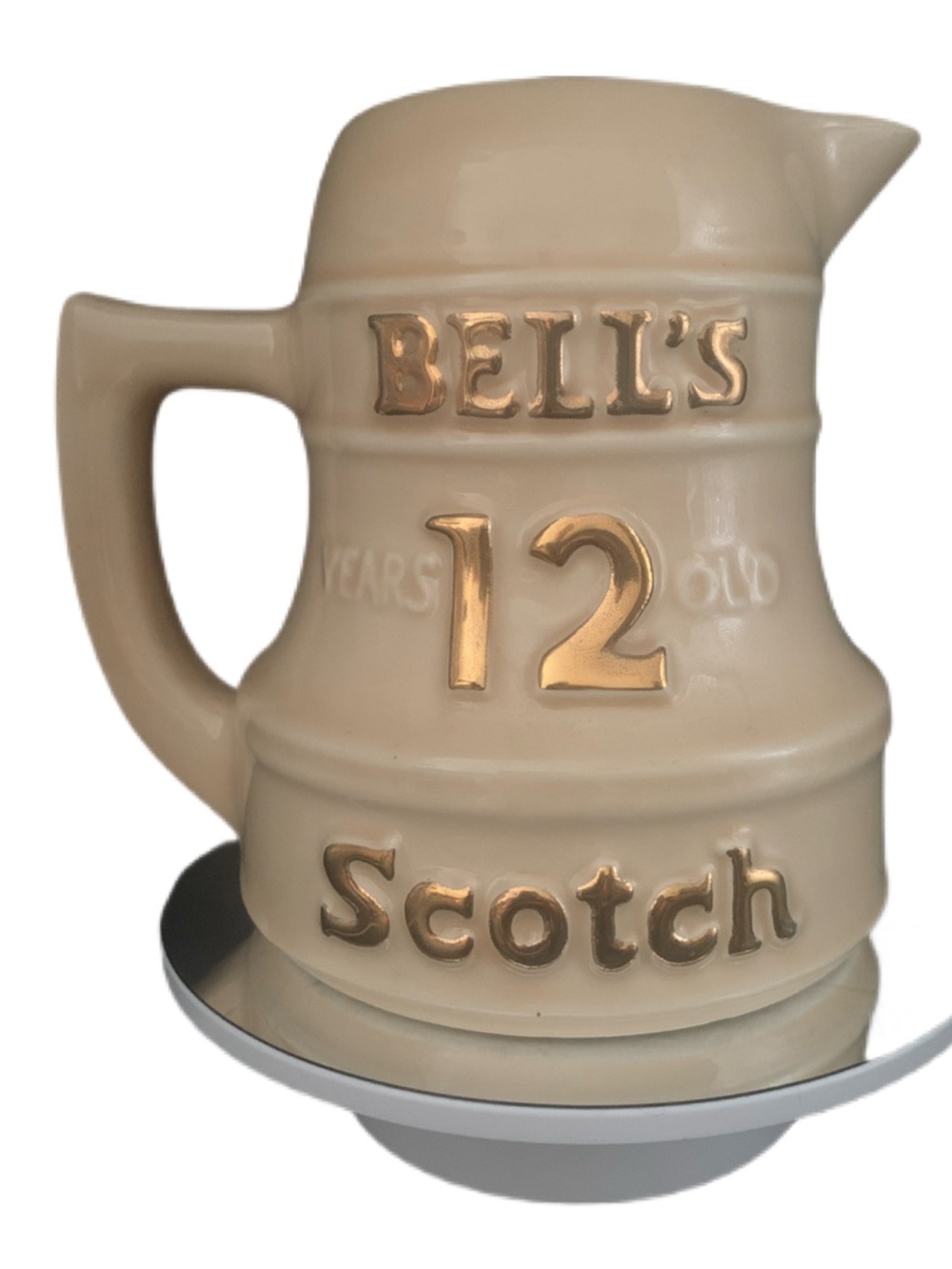 Vintage Bell's Blended Scotch Whiskey 8 12 Yr Old Whiskey Pitcher Jug Made in US